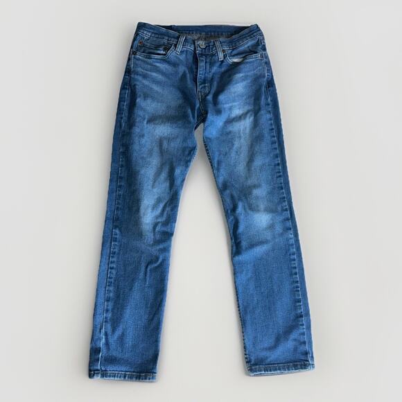 Levi’s Mens 31x30 Jeans Blue 511 Slim Fit Denim Stretch Mid Rise - Picture 2 of 9